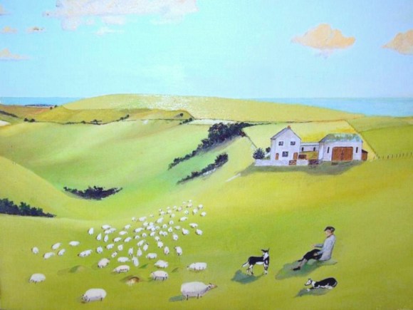 *Newmarket Farm, painted by Bob (Desmond) Phipps