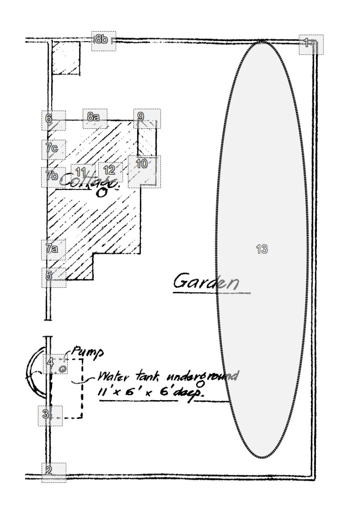 Newmarket Cottage Trench Plan; January 2013.