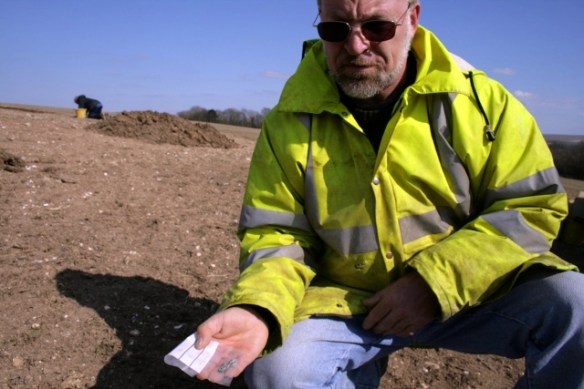 Clive with brooch.