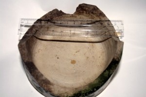 Stoneware jar base, from rubble mound; 7th April 2013