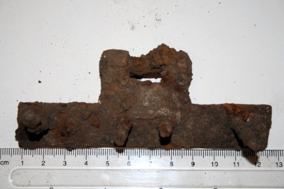 Iron hinge from trench 1A