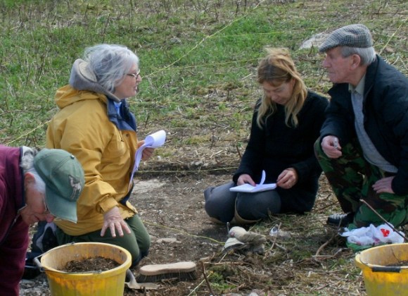 Peggy and Bob share memories.