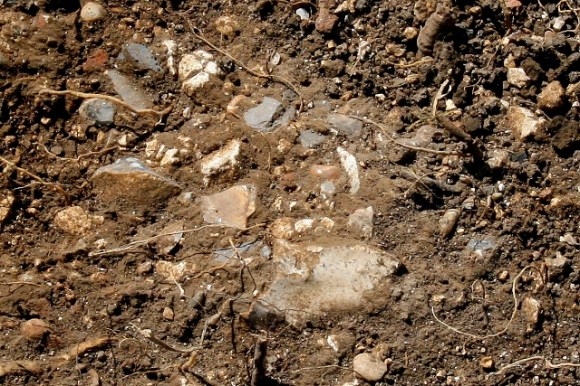 Compacted fill in house extension