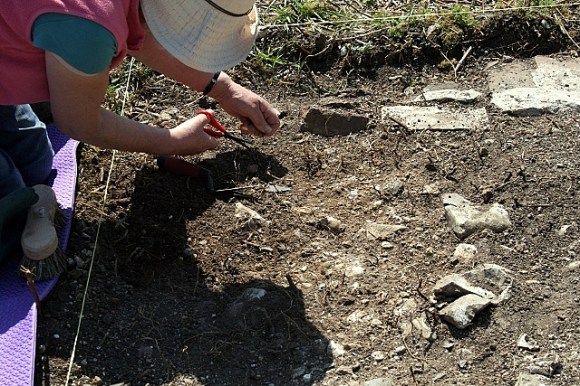 Compacted fill in extension to house