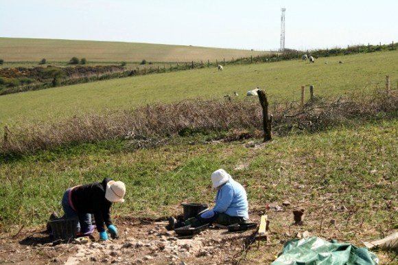 Excavating SW extension to house