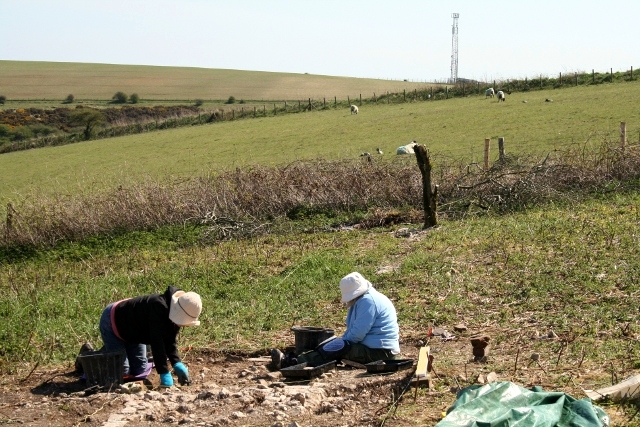 Excavating SW extension to house