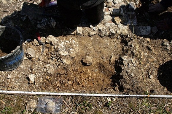 Mortar bed for wall foundations