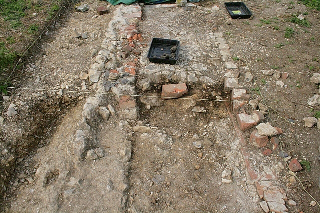 Original SW end of house, S of 'coal cupboard'