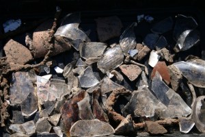 Shippam's fish/meat paste jar shards, and other finds; 14th June 2013.