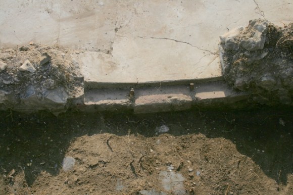 'Bucket door' of outside toilet