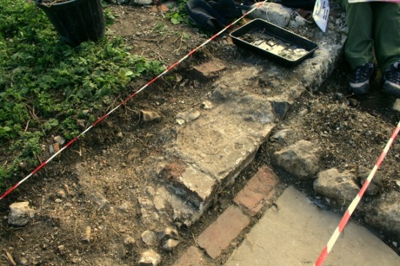 Remains of front doorway