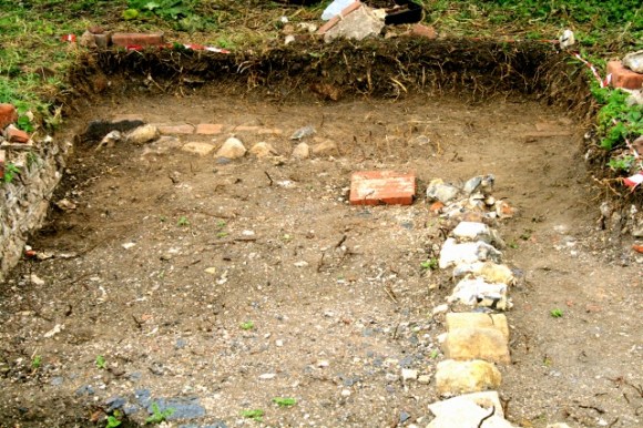View E from toilet at path turning to front garden gate
