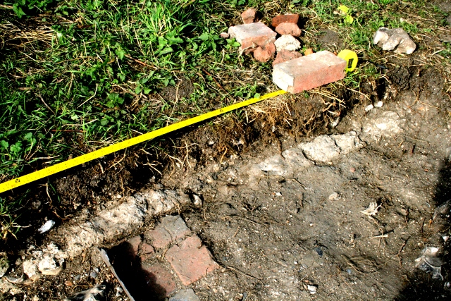 Site of garden gate