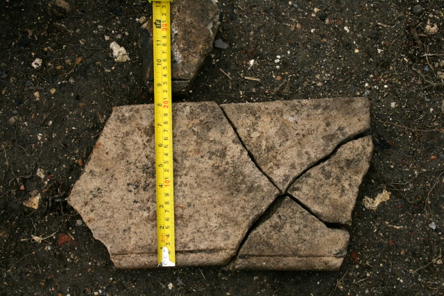 Worked sandstone windowsill?
