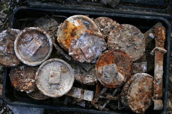 Probable military WW2 finds of unknown function