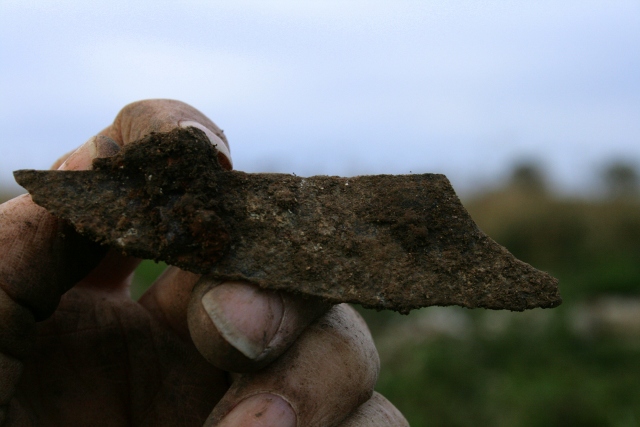 Iron knife blade(?)