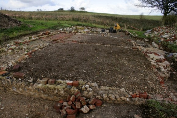Looking N at Newmarket Farm Cottage