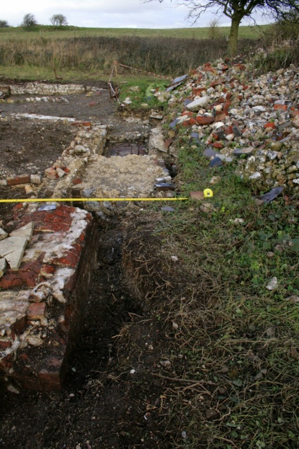 Looking N at E side of cottage