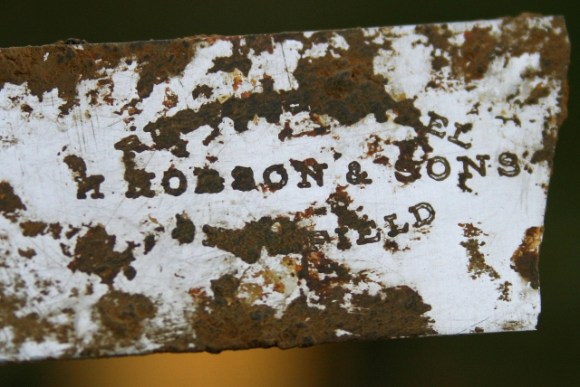 Rustless (stainless) steel desert knife by H. Hobson & Sons, Sheffield