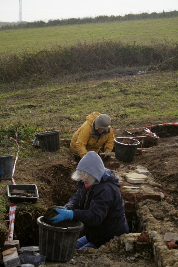 Looking S at E side of Cottage