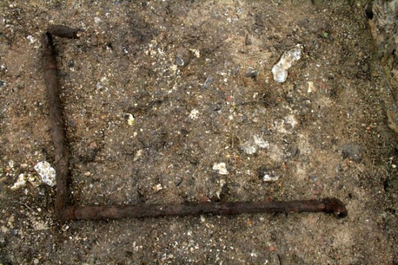 A large length of 1" iron pipe