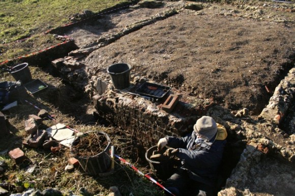 Looking SW at E side of cottage