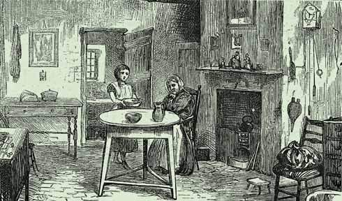 Inside a good quality mid-Victorian agricultural labourer’s cottage; 'Dorset Life'