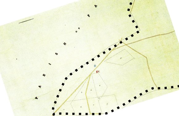 Western part of 1830 Kingston Enclosure map