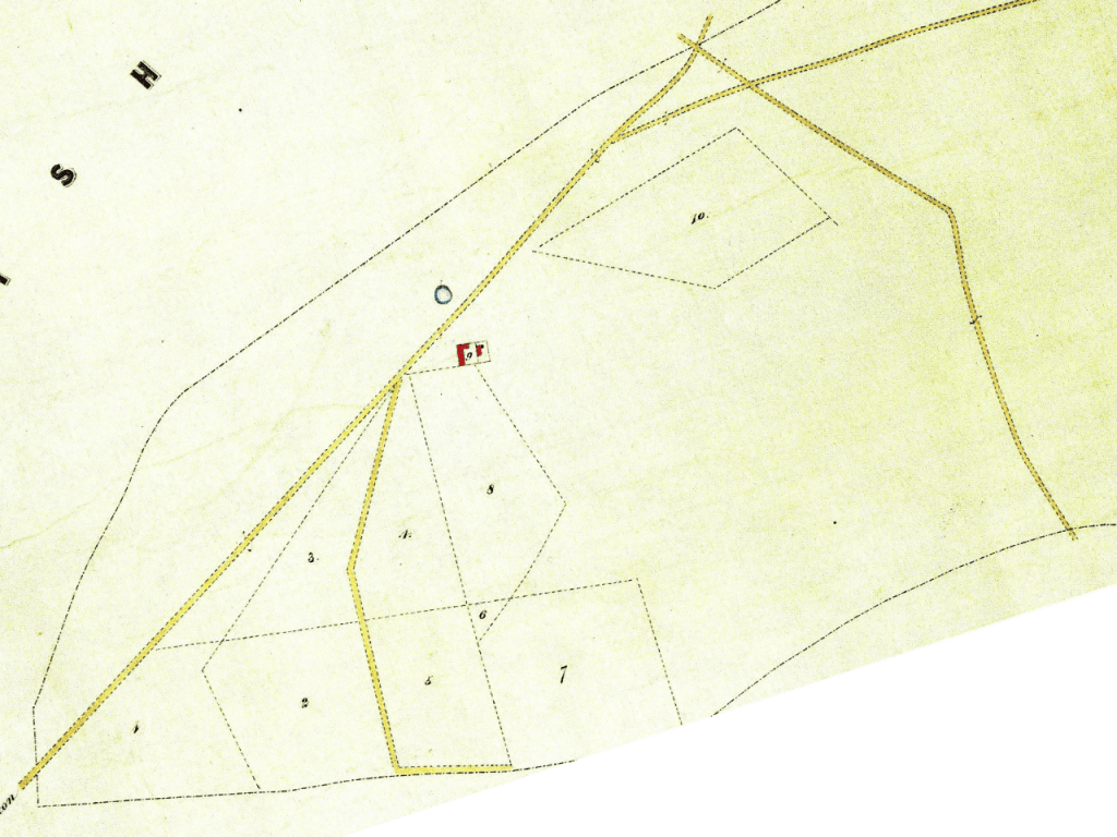 Earliest plan of Newmarket Farm - 1830
