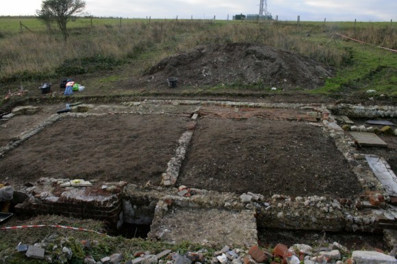 Looking west at Cottage