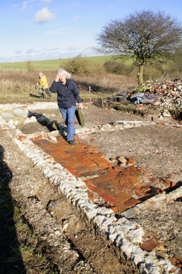 Looking NE at Newmarket Farm Cottage