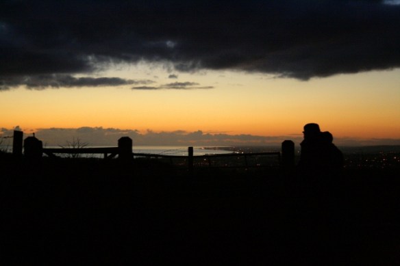 Sunset over West Sussex from Newmarket Hill