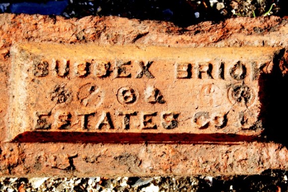 Sussex Brick Estates Co. Ltd brick, part of front doorstep