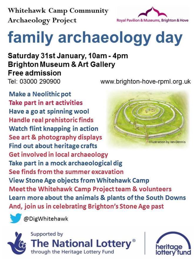 Family Archaeology Day poster