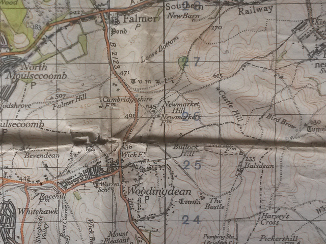 War Office 1" O.S. Map 1941