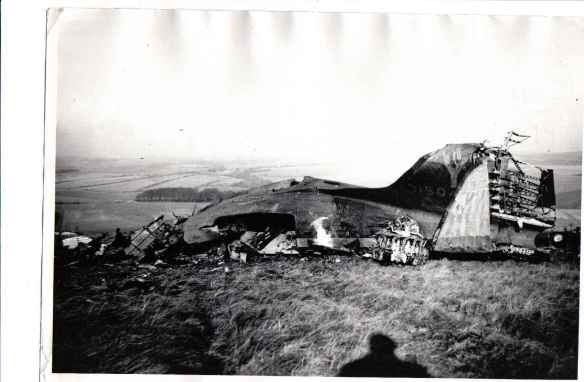 1944 Dakota plane crash, with Crandean plantation in background