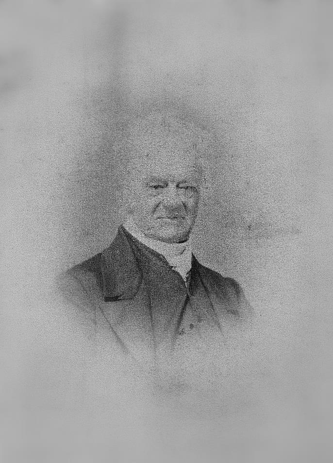 James Hodson, Manor of Hyde Trustee, then holder of Kingston Estate tenancy for the Gorings of Wiston. b. 1780, d. 1871. Photo, Hodson family archive.